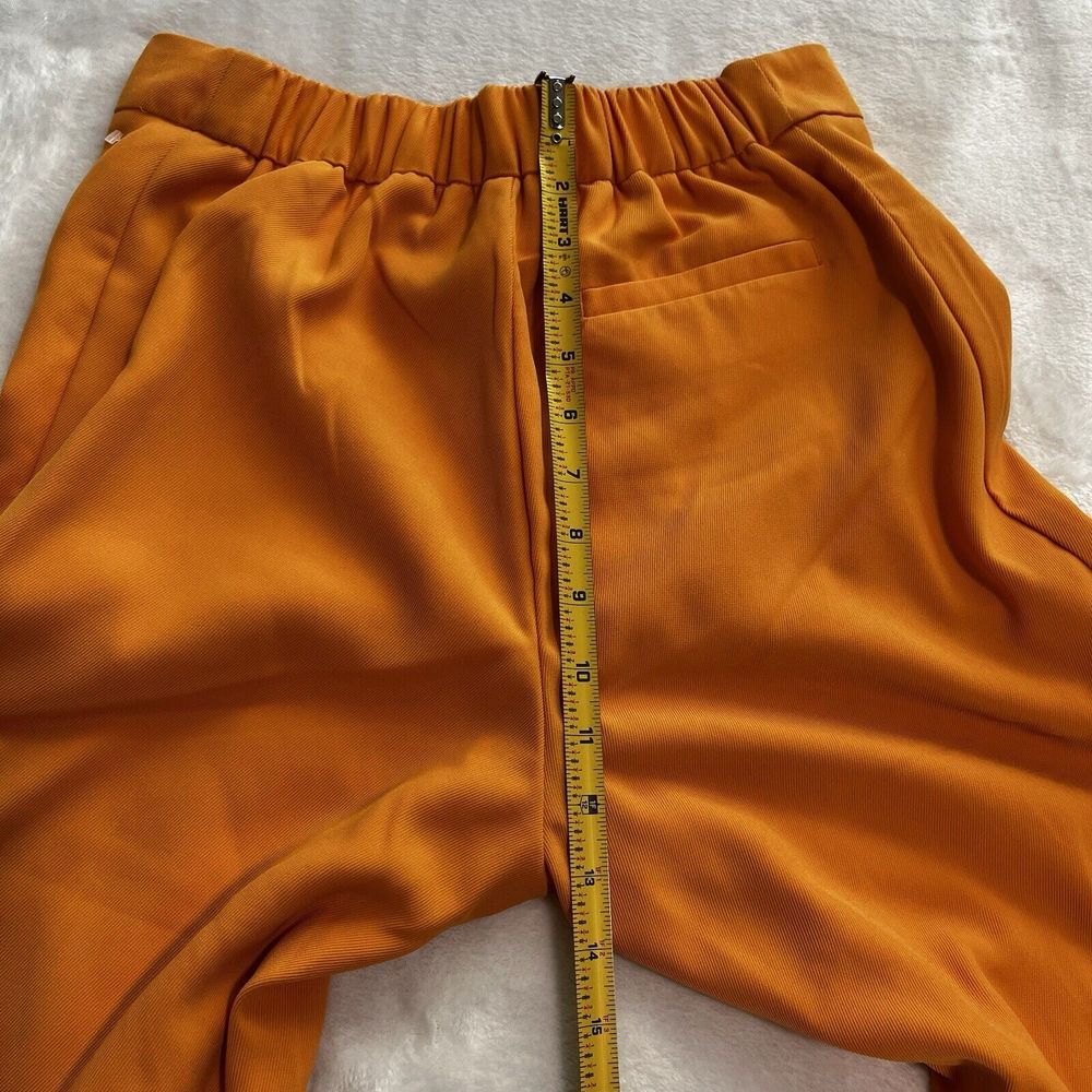 House Of Harlow 1960 Orange Pleated Wide Leg‎ Dress Pants Size Small - Picture 8 of 16